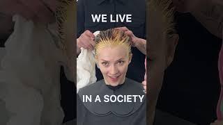 СДЕЛАЛА ЛОБОТОМИЮ ВОЛОС  #окрашивание #юмор