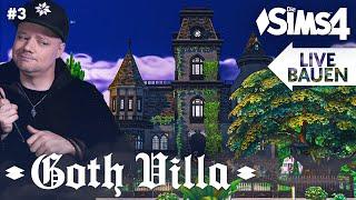 GOTH VILLA bauen LIVE MIT Leben & Tod Erweiterungspack und allen anderen Die Sims 4 Packs!