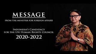 Indonesia's Candidacy for the UN Human Rights Council 2020-2022