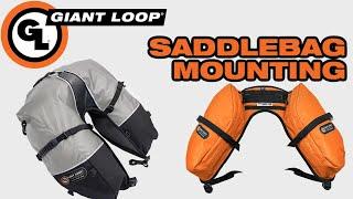 How to Mount the Giant Loop MoJavi and Giant Loop Coyote Saddlebags