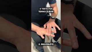 3 Tests for Tennis Elbow! (Elbow pain? TRY THESE!)