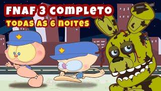 Mongo e Drongo em FNAF 3 Completo - todas as noites de Five Nights at Freddy's 3 - desenho animado