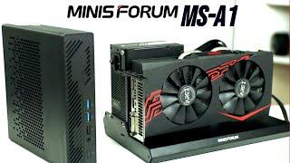 Ultra Fast Mini PC Minisforums MS-A1 With GPU support