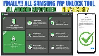 Finally Easy All Samsung FRP Bypass Tool | How to Bypass FRP Lock on all Samsung