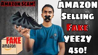 Does AMAZON Sell Original Shoes? Adidas YEEZY 450 DARK SLATE Review (FAKE)