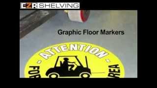 Warehouse Signs: Floor Graphic Markers - EZR Shelving