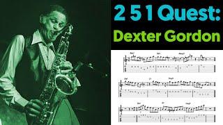 Dexter Gordon: Incredible 2 5 1 Lines! (Lesson & PDF)