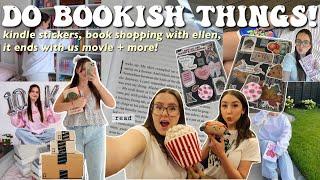 doing book stuff! ⭐️ (kindle stickers, book shopping, it ends with us movie + more!)