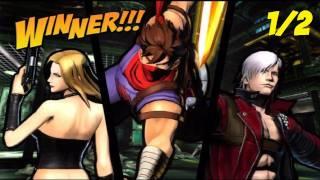 Ultimate Marvel vs Capcom 3 Arcade Mode (Strider Hiryu, Dante, Trish Pt. 1/2)