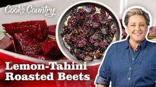 The Best Way to Cook Beets: Roasted Beets with Lemon-Tahini Dressing