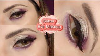 Soft Glitter Eye Makeup for Wedding / Party / Special Occasion | shani beauty