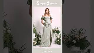 Effortlessly chic and affordable Sage Green Bridesmaid Dresses