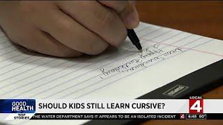 Should kids still learn cursive?