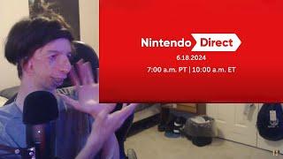 Alsonic24 Live Reacts to Nintendo Direct 6.18.2024!