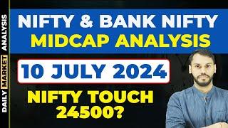 NIFTY PREDICTION FOR TOMORROW| 10 JULY | BANK NIFTY PREDICTION| NIFTY LIVE TRADING| NIFTY EXPIRY