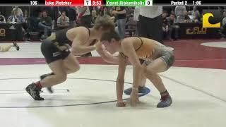 Luke Pletcher techs Yianni Diakomihalis 15-0 at FloNationals 2013