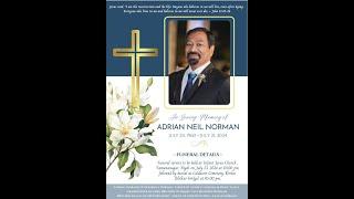 Funeral Service Of Mr. Adrian Neil Norman