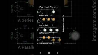 #Electronic #circuits in mobile app ️ #electronics #circuits  series and parallel connection