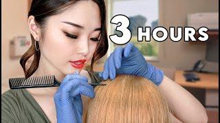 [ASMR] Sleep Therapy ~ 3 Hours of Doctor Scalp Checks and Treatments