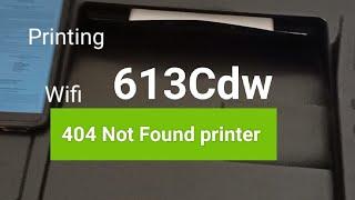 Canon Printer 613Cdw | test phone printing - Wireless printing | 404 Not Found printer #shorts