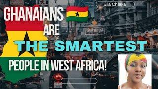 GHANA IS THE SMARTEST COUNTRY IN WEST AFRICA!