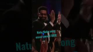 Natu Natu song @Oscar award #MM keeravani winner RRR ......best moments# in RRR team