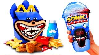 La CAJITA FELIZ de Shin Sonic! NUEVO BATIDO, Juguetes y COMIDA Sonic 