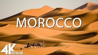FLYING OVER MOROCCO - 4K Drone Film + Music for Stress Relief | Nature Relaxation Ambient
