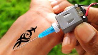 How To Make a Permanent Tattoo Machine At Home | 100% Works