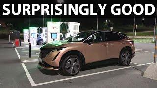 Nissan Ariya 63 kWh range test