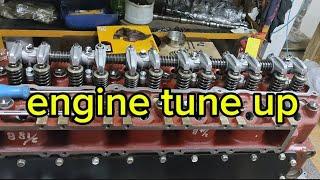engine tune up, valve lash check