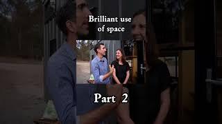 Thinking In Three Dimensions - Architect’s Brilliant Use Of Space In Tiny House   Part 1 #tinyhouse