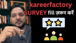 Kareerfactory survey Form