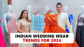 NEW Indian Wedding Guest Outfits & Trends 2024 - Saree, Lehenga, Fusion