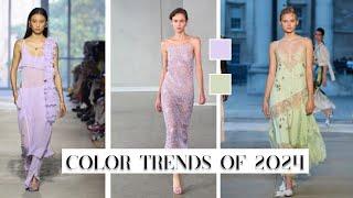 Fashion Color Trends Spring & Summer 2024 |