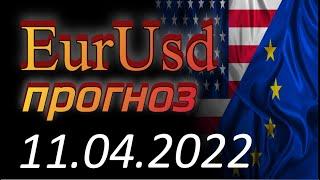 Курс евро доллар Eur Usd. Прогноз форекс 11.04.2022 евро доллар. Forex. Трейдинг с нуля.