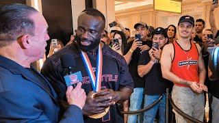 SAMSON DAUDA REACTS TO WINNING MR. OLYMPIA (EXCLUSIVE INTERVIEW)