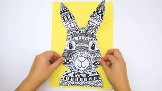 Funky Easter Bunny Classroom Activity