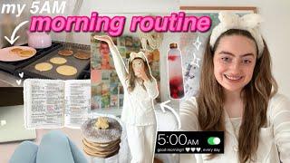 2023 MORNING ROUTINE! grwm for school, productive habits, + "that girl" aesthetic (ft Jordyn Vlogs)