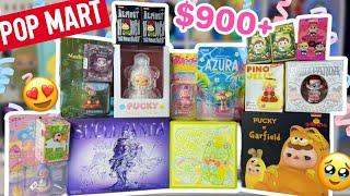 $900+ POPMART HAUL & UNBOXING ** NEW SKULLPANDA FULL SET, NEW PINO JELLY FULL SET, AND TONS MORE!!