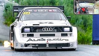 830Hp AUDI QUATTRO S1 E3 || Group B Gatebil Monster ONBOARD