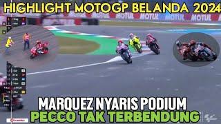 RACE GP BELANDA 2024! PECCO MENANG MUDAH, MARQUEZ NYARIS PODIUM, MARTIN & BASTIAN PODIUM 2 & 3