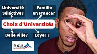 Choix d'universités sur Campus France : Sur quoi se baser pour faire les choix ? el ibra tv