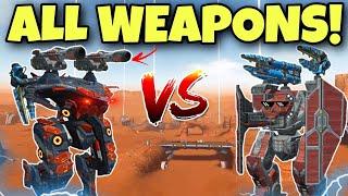  TITAN AO MING VS ARTHUR COMPARISON WITH ALL WEAPONS || War Robots Test Server || WR ||