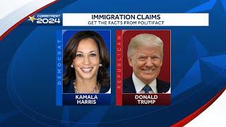 Claims on immigration made by Kamala Harris, Donald Trump reviewed by PolitiFact