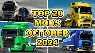 |ETS2 1.53| TOP 20 MODS - OCTOBER [2024]