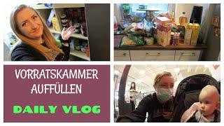 VORRATSKAMMER BEFÜLLEN / EINKAUFEN / DAILY VLOG