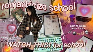 🪩 HOW TO ROMANTICIZE SCHOOL🩰 A+ student back to school/ study motivation & pinterest student habits