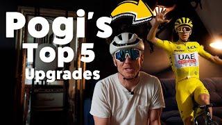 Top 5 'Pogacar' upgrades | A closer look at Tadej Pogacar’s saddle, sunglasses, brake pads and gels