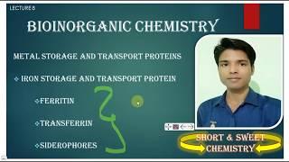 (HINDI) LECTURE-8 FERRITIN TRANSFERRIN SIDEROPHORE BIOINORGANIC CHEMISTRY CSIR JRF NET & GATE